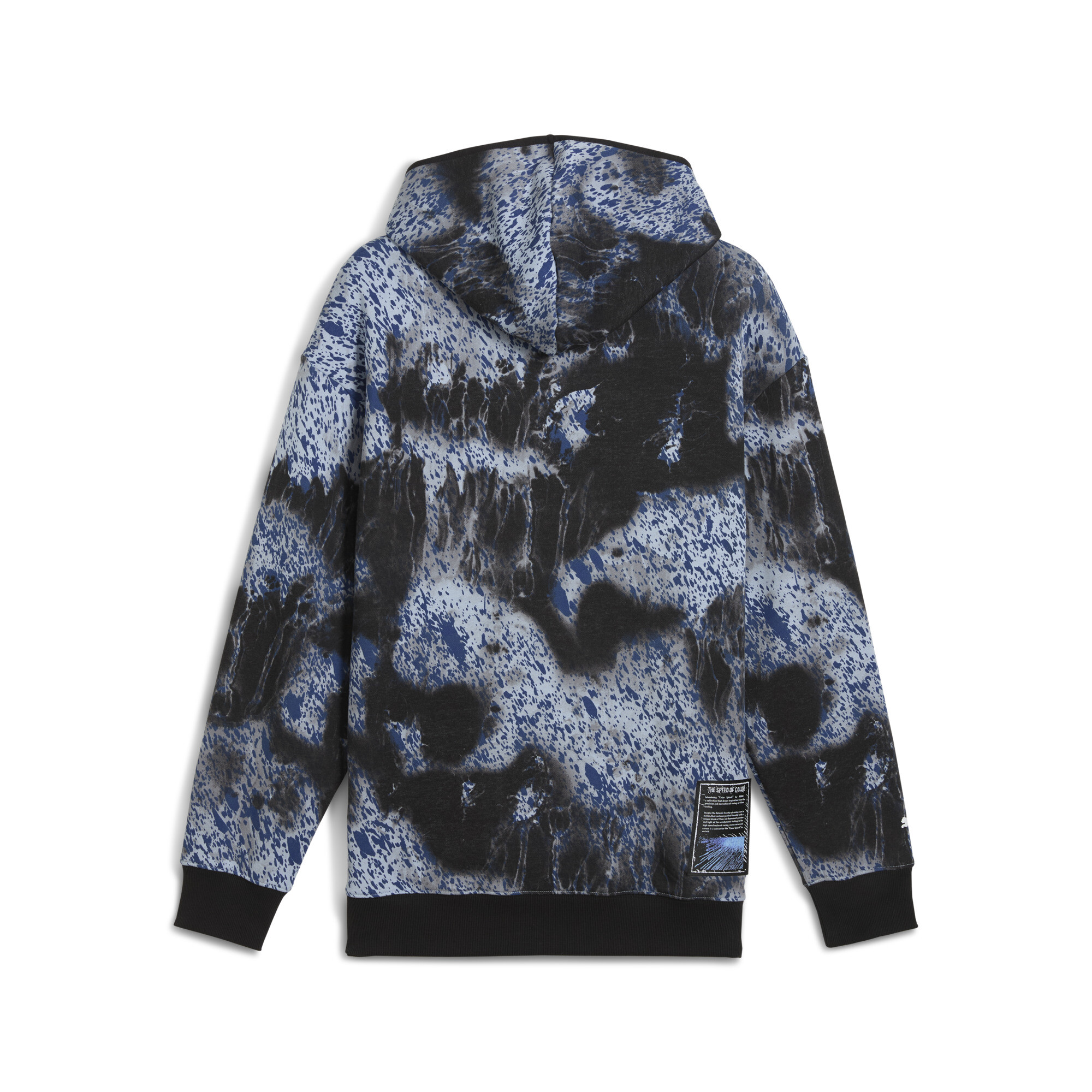 BMW M Motorsport Colour Splash all-over print hoodie voor Heren, Zwart, Maat L | PUMA