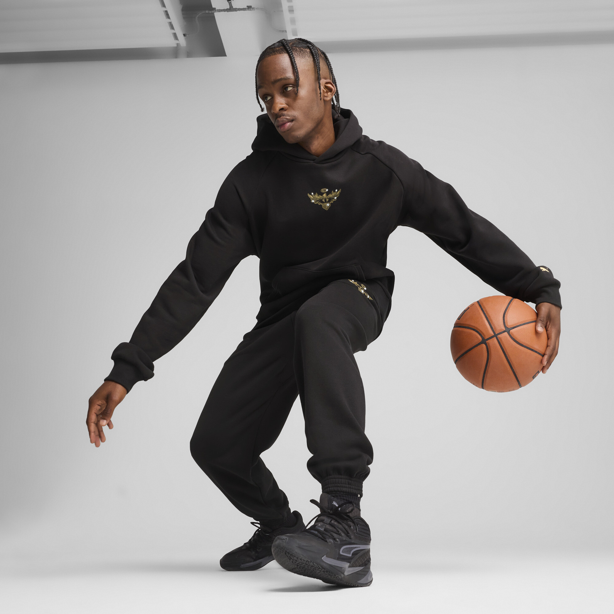 PUMA Melo Alwayz On 1 basketbalhoodie voor Heren, Zwart, Maat 3XL thumbnail 6