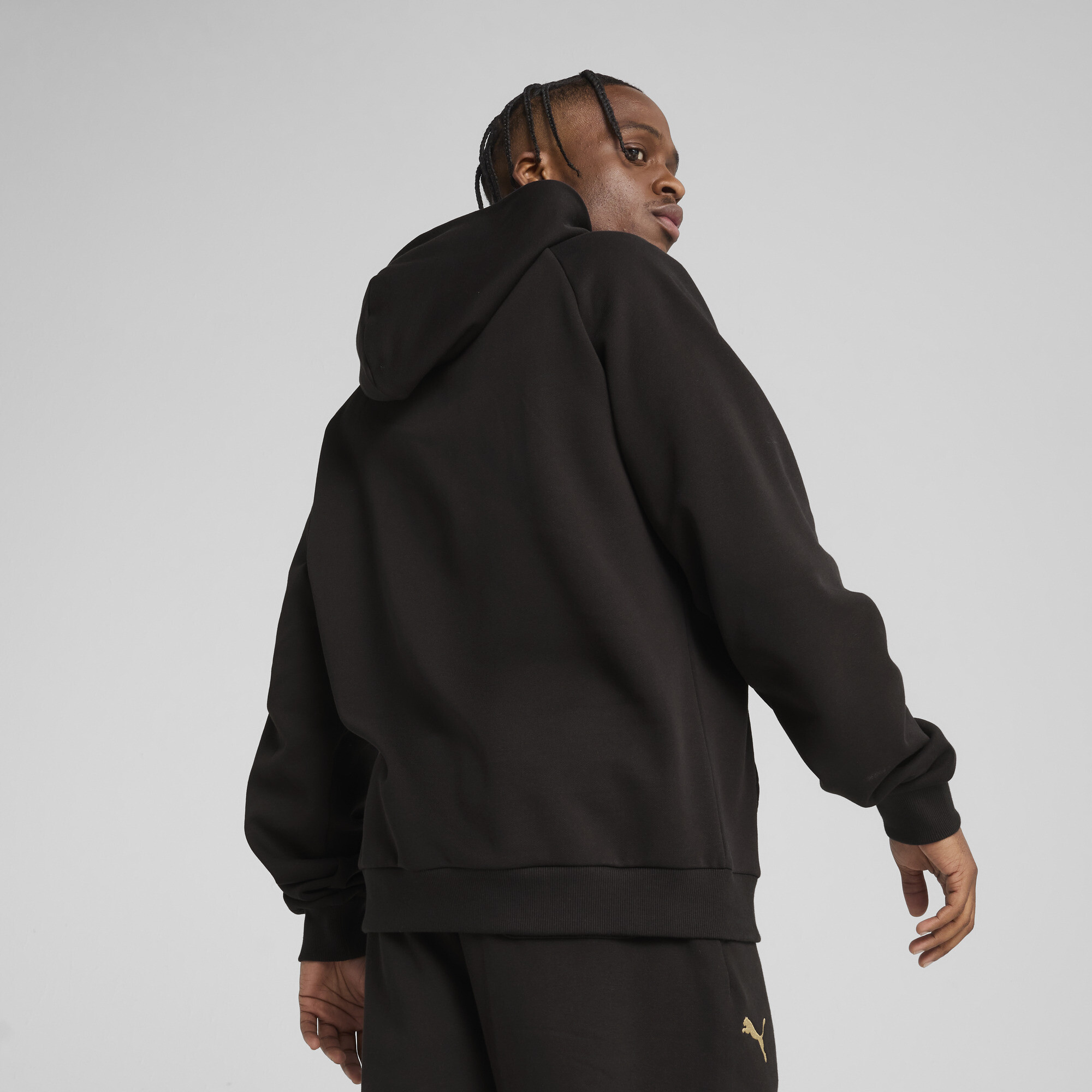 PUMA Melo Alwayz On 1 basketbalhoodie voor Heren, Zwart, Maat 3XL thumbnail 5