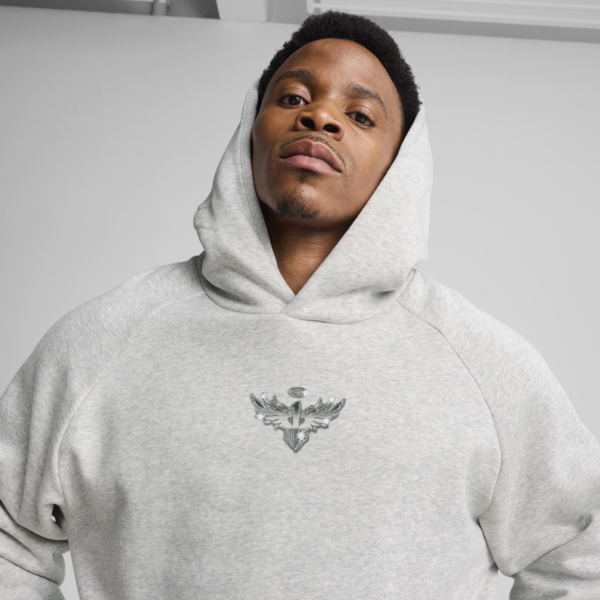 Sudadera Melo Alwayz On 1 para hombre, Light Gray Heather, large-MEX