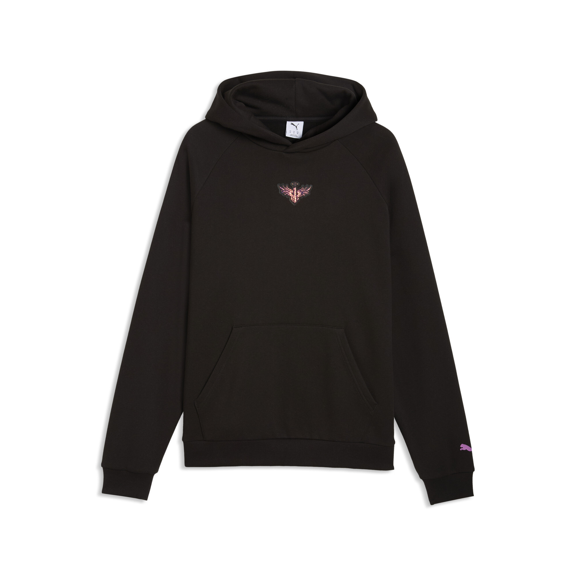 PUMA Melo Alwayz On 1 basketbalhoodie voor Heren, Zwart/Rood, Maat XXL thumbnail 3