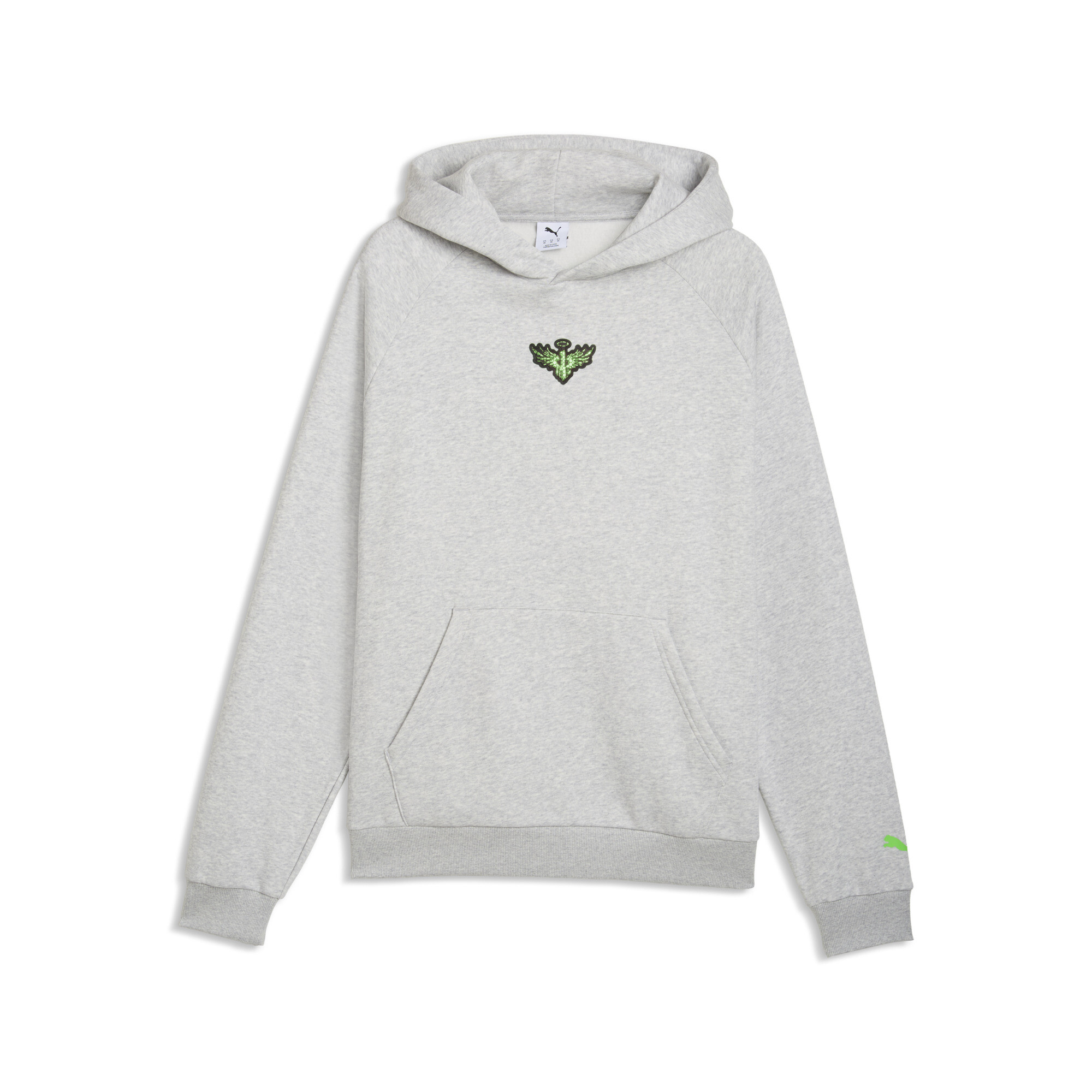 PUMA Melo Alwayz On 1 basketbalhoodie voor Heren, Grijs/Zilver, Maat S thumbnail 3