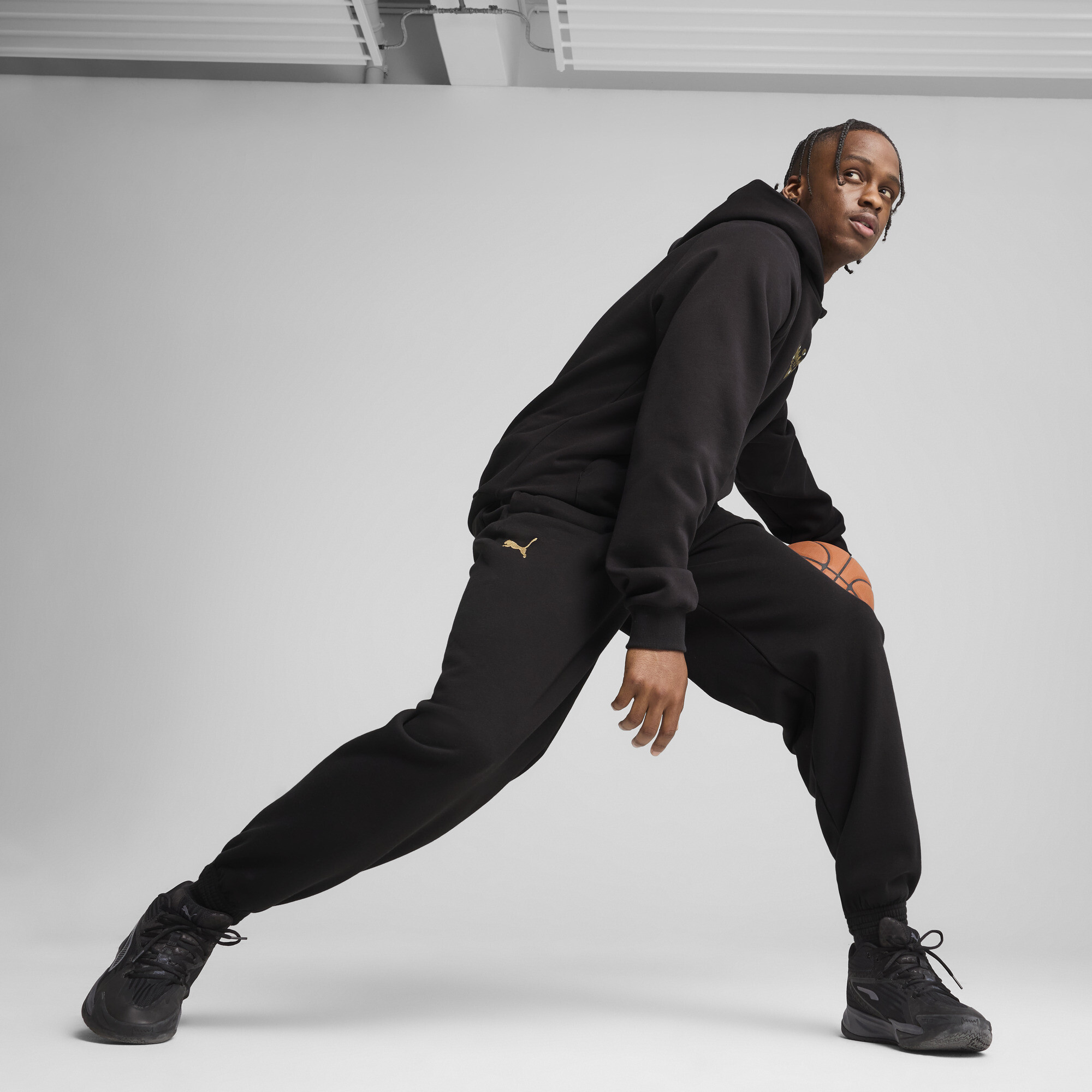 PUMA Melo Alwayz On 1 basketbalbroek voor Heren, Zwart, Maat 3XL thumbnail 6