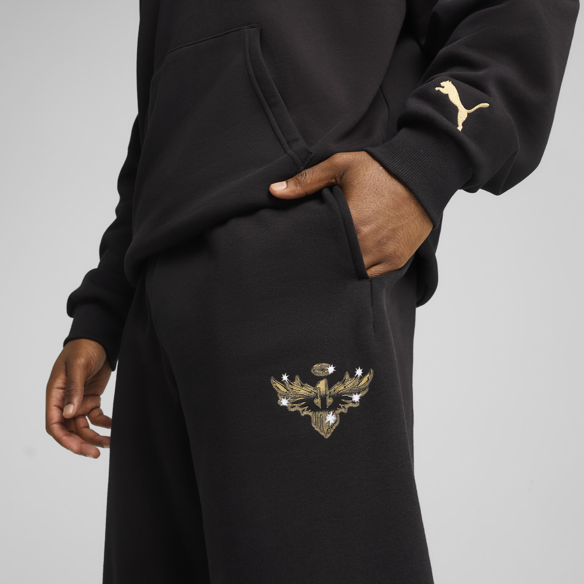 PUMA Melo Alwayz On 1 basketbalbroek voor Heren, Zwart, Maat 3XL thumbnail 4