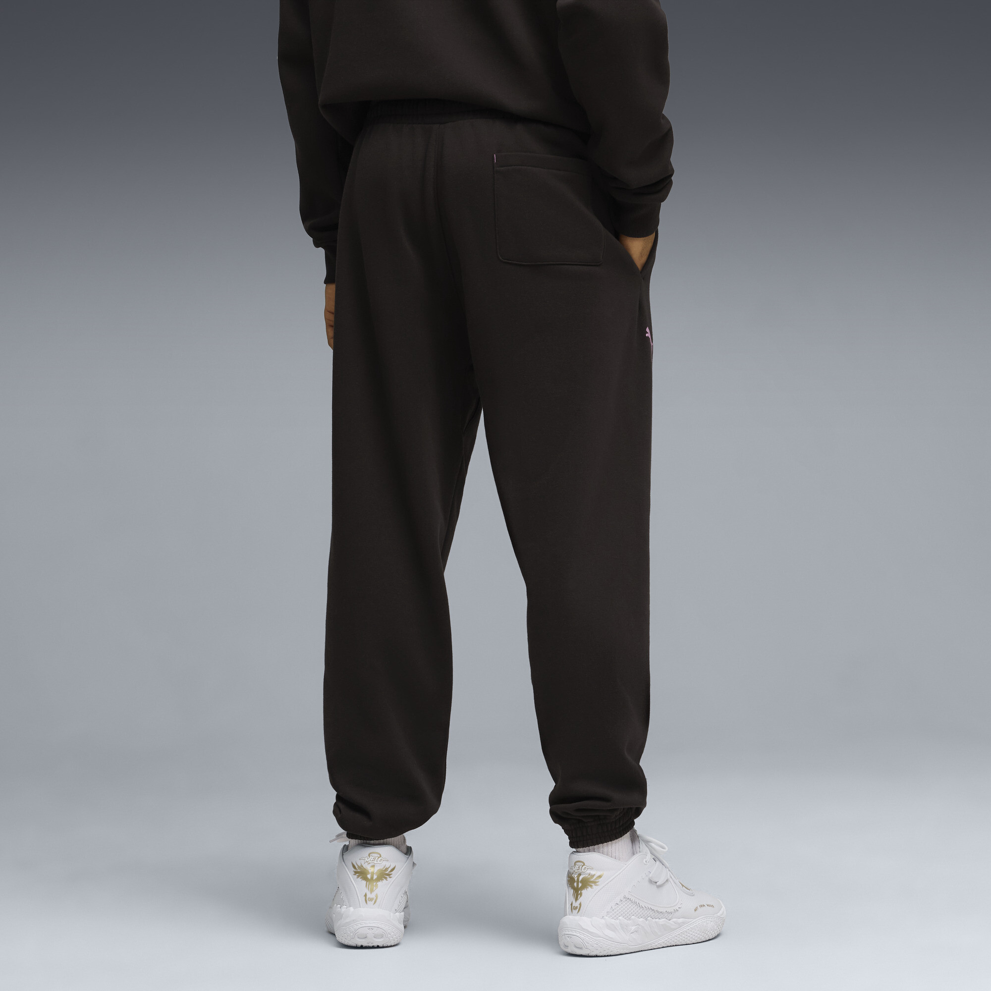 PUMA Melo Alwayz On 1 basketbalbroek voor Heren, Zwart/Rood, Maat L thumbnail 5