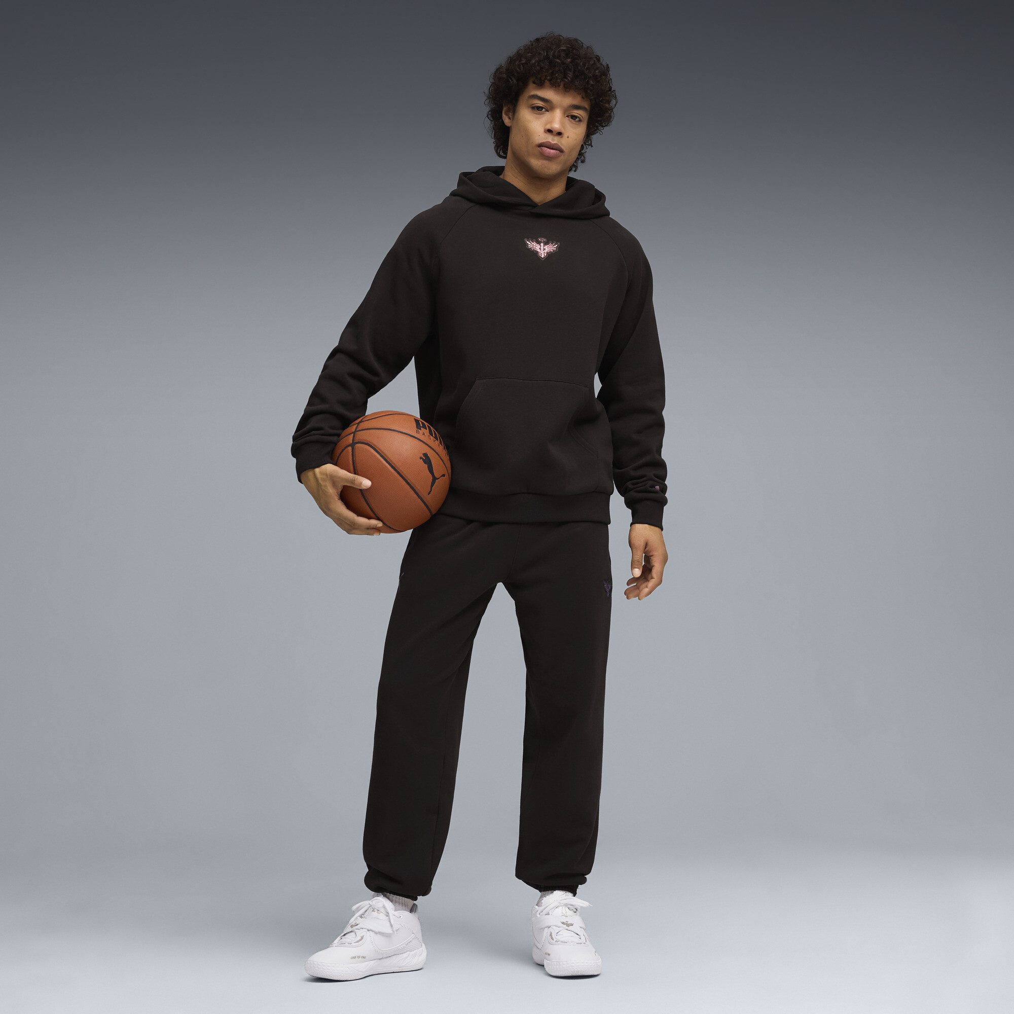 PUMA Melo Alwayz On 1 basketbalbroek voor Heren, Zwart/Rood, Maat L thumbnail 4