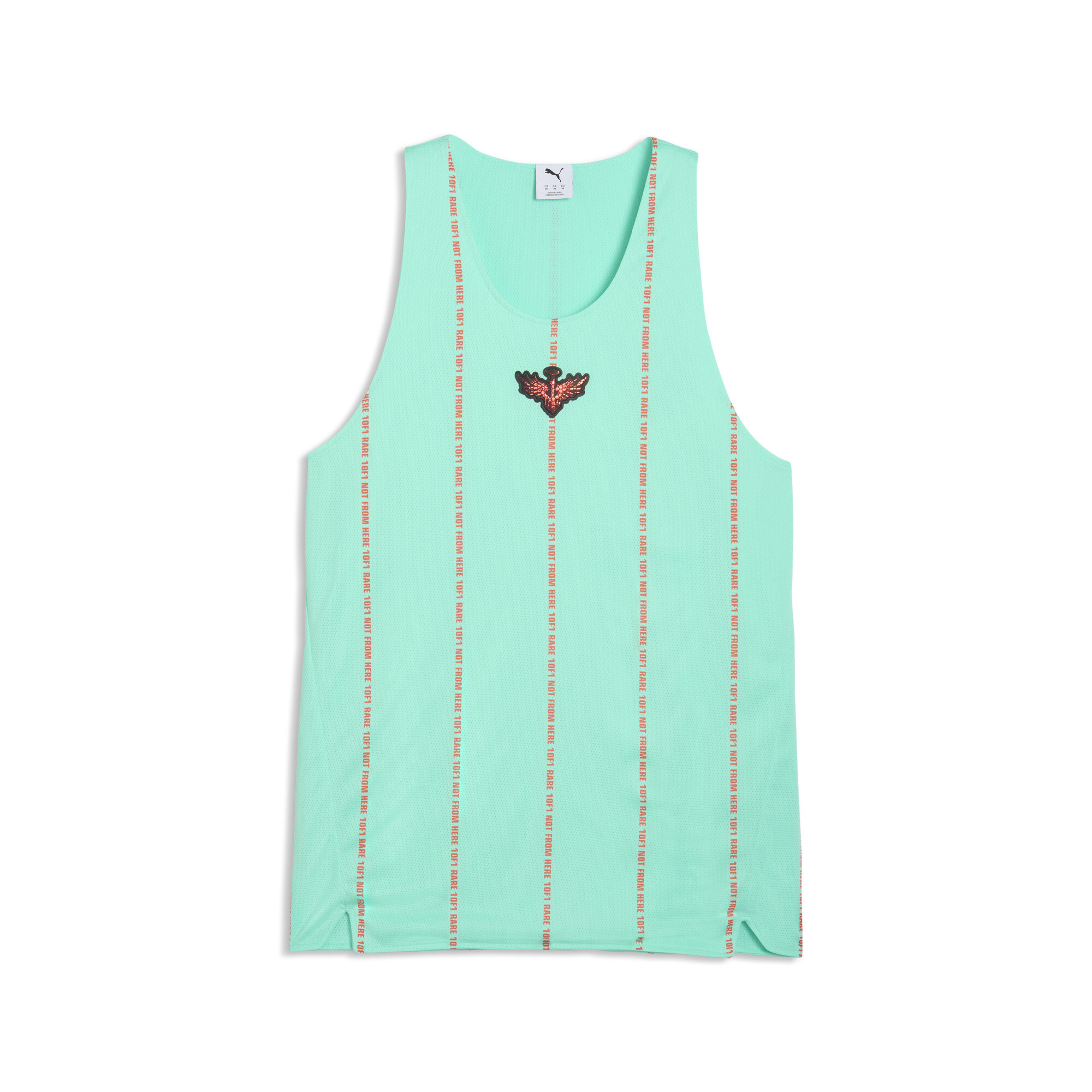 PUMA Melo Alwayz On 1 basketbalshirt voor Heren, Zilver, Maat XS