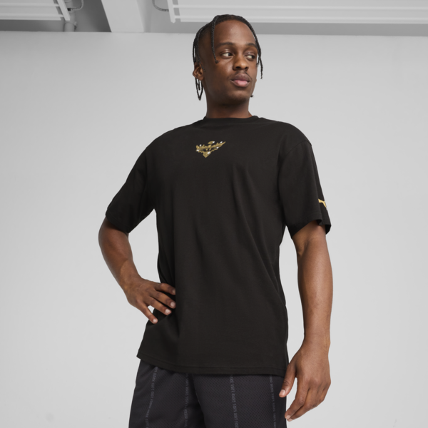 Playera de básquet Melo Alwayz On para hombre, PUMA Black, large-MEX