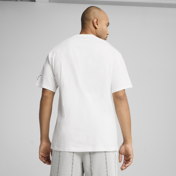 Melo Alwayz On 1 Basketball Tee Men, PUMA White, large-MEX