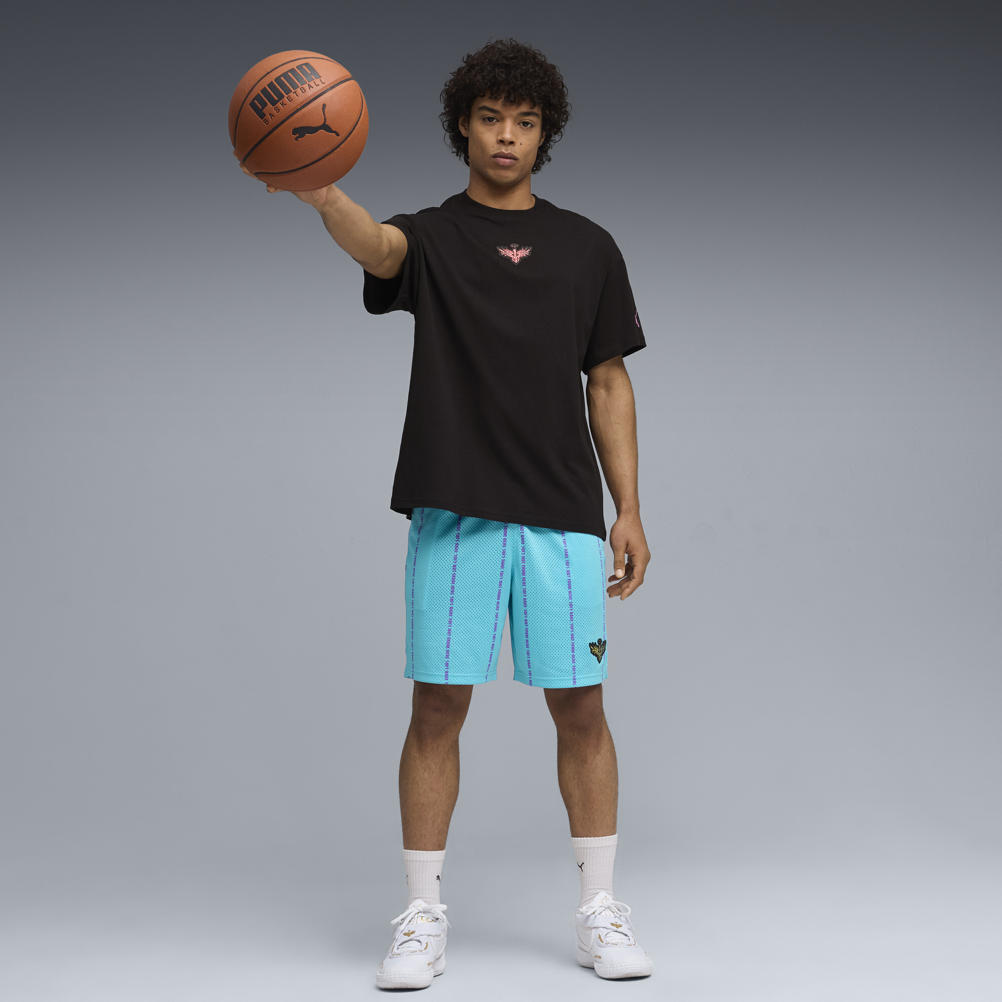 PUMA Melo Alwayz Op 1 basketbalshirt voor Heren, Zwart/Rood, Maat XL thumbnail 4