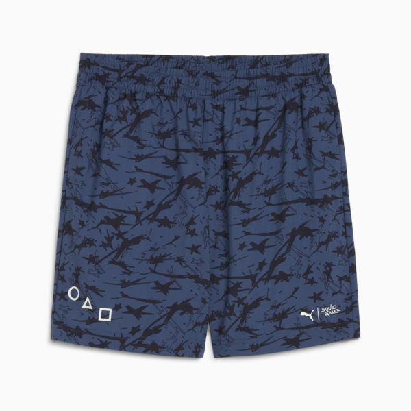 PUMA x SQUID GAME Shorts Men, New Navy, large-ZAF