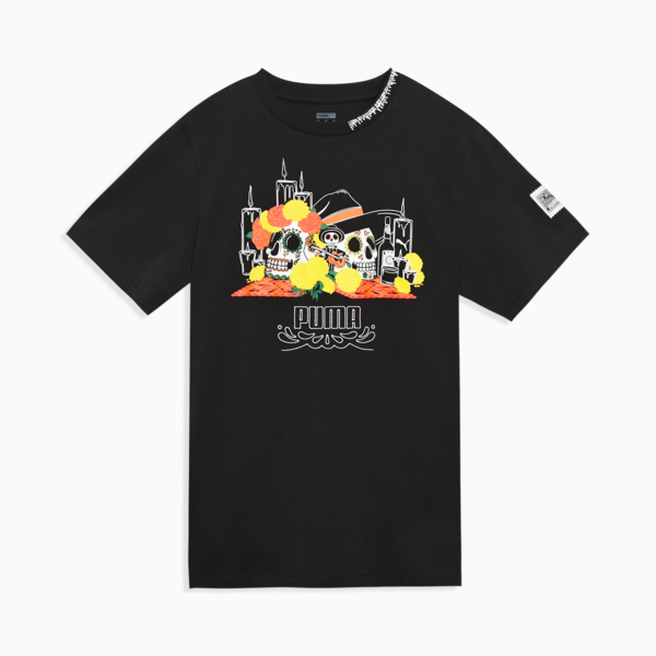 Día de Muertos Classics Tee, PUMA Black, large-MEX