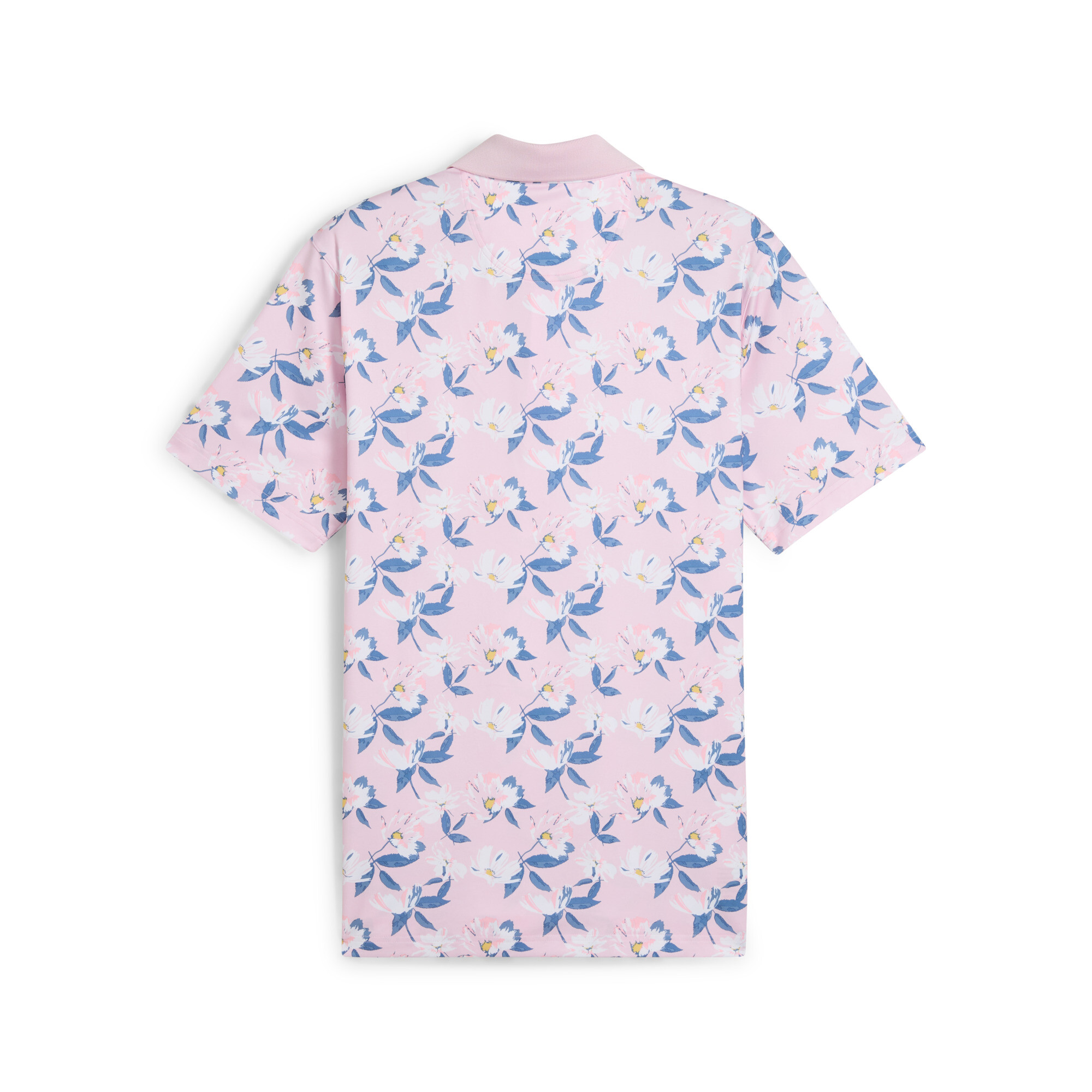 PUMA x ARNOLD PALMER Spring Florals golfpolo voor Heren, Roze, Maat L