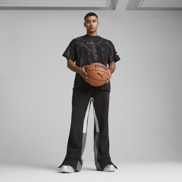 Pantalones PUMA HOOPS x LAFRANCÉ Written in Chrome para hombre, PUMA Black, large-MEX