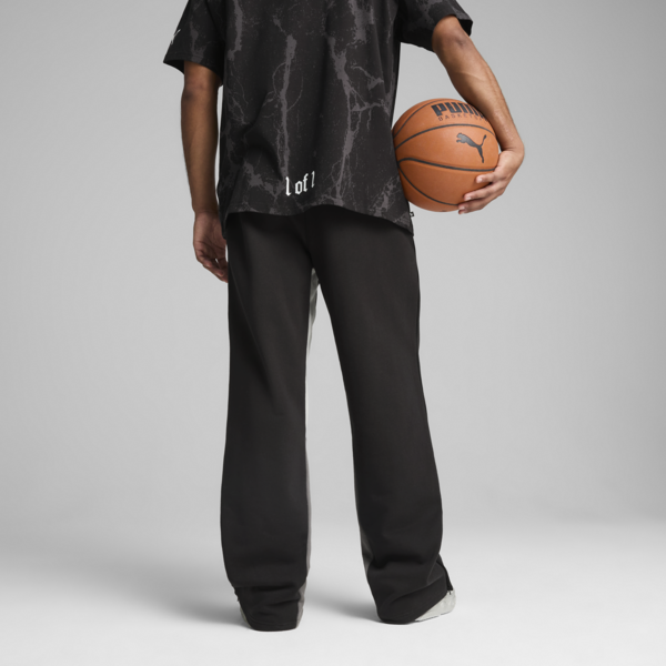 Pantalones PUMA HOOPS x LAFRANCÉ Written in Chrome para hombre, PUMA Black, large-MEX