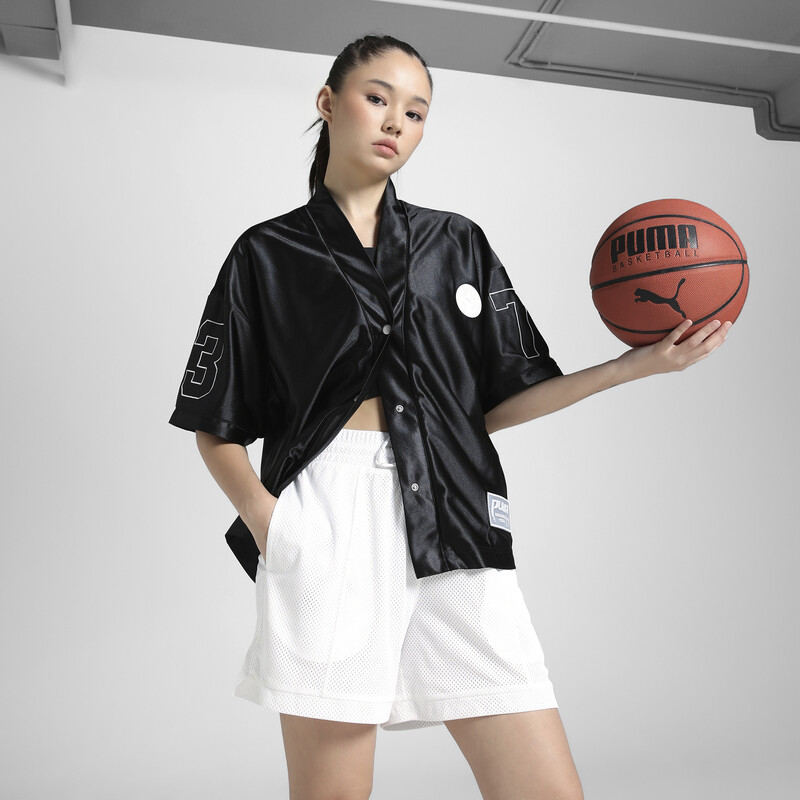 

Women's PUMA Jer-She Baseball-Inspired Oversized Jersey