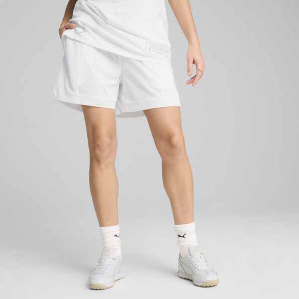 Jer-She Basketball Shorts Women, PUMA White, large-MEX