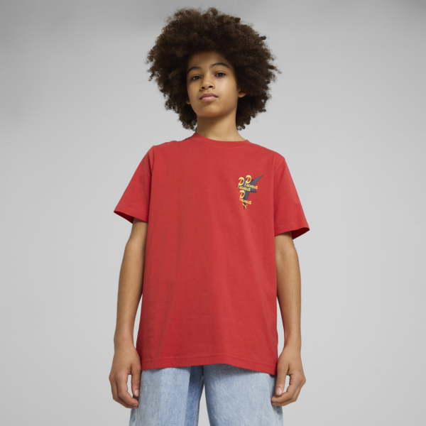 Road To Unity Graphic Tee Youth, Red Fire, large-MEX