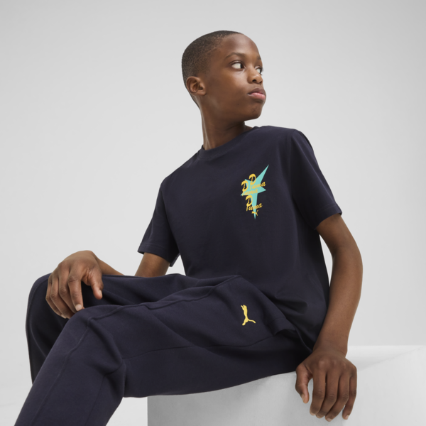 Road To Unity Graphic Tee Youth, New Navy, large-MEX