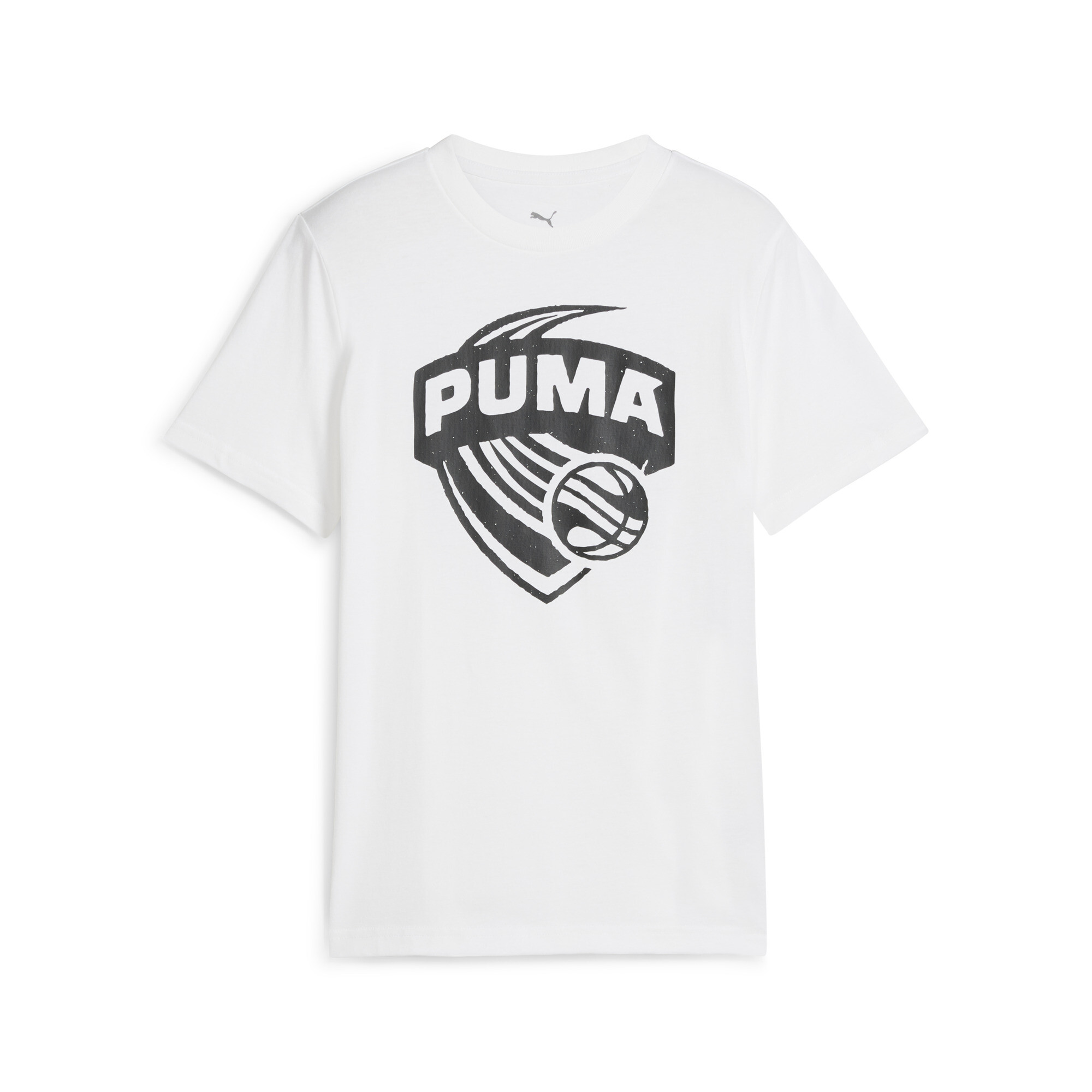 Puma Posterize Basketballshirt I Teenager Für Herren Für Damen Für Kinder | Mit Plain | White | Größe: 15-16Y