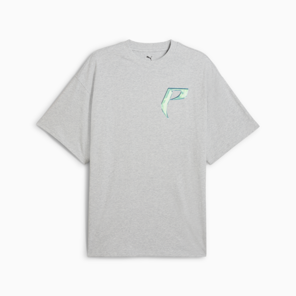 Hoop Dreamz Oversized Tee V Unisex, Light Gray Heather, large-ZAF