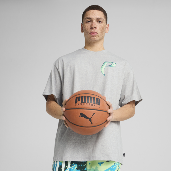 Hoop Dreamz Oversized Tee V Unisex, Light Gray Heather, large-ZAF