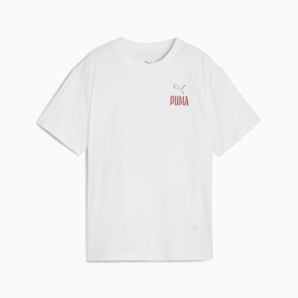 Road To Unity Relaxed Graphic Tee Youth, PUMA White, large-MEX