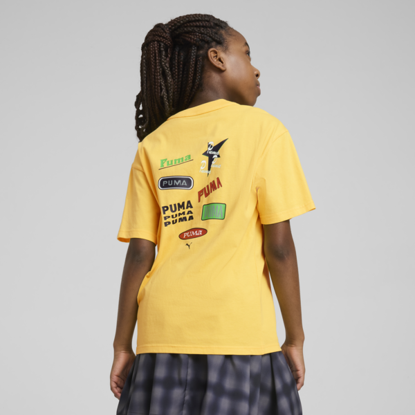Road To Unity Relaxed Graphic Tee Youth, Sunny Yellow, large-MEX