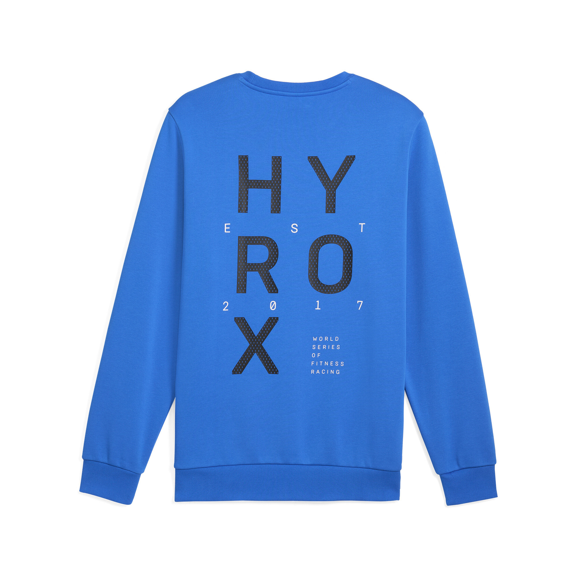 Men's Puma X HYROX Graphic Crew, Blue, Size XXL, Men