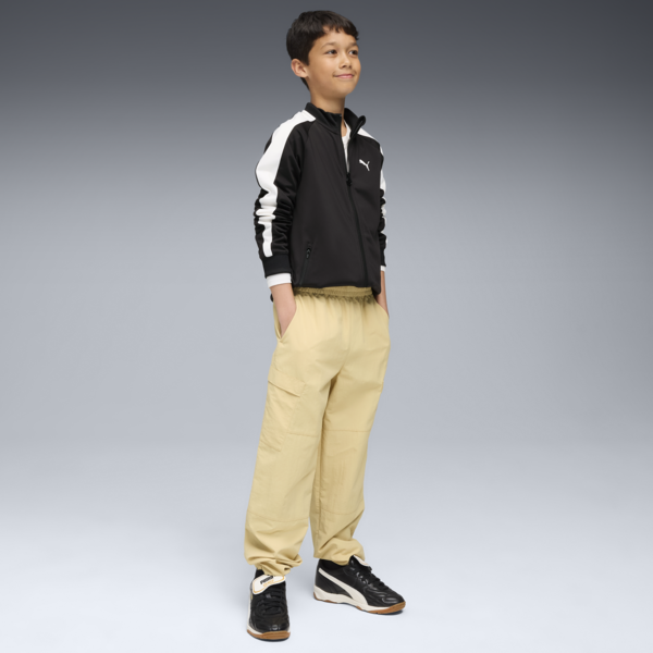 WARDROBE ESS Relaxed Woven Cargo Pants Youth, Pebble Path, large-ZAF