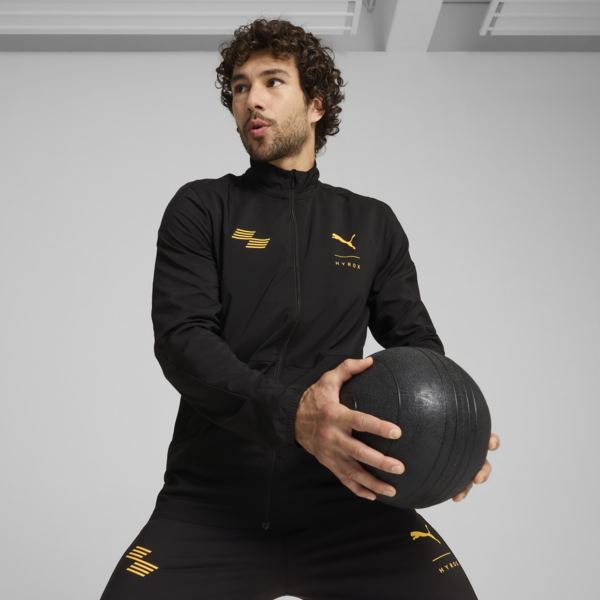 PUMA x HYROX Run Favourite Jacket Men, PUMA Black, large-ZAF