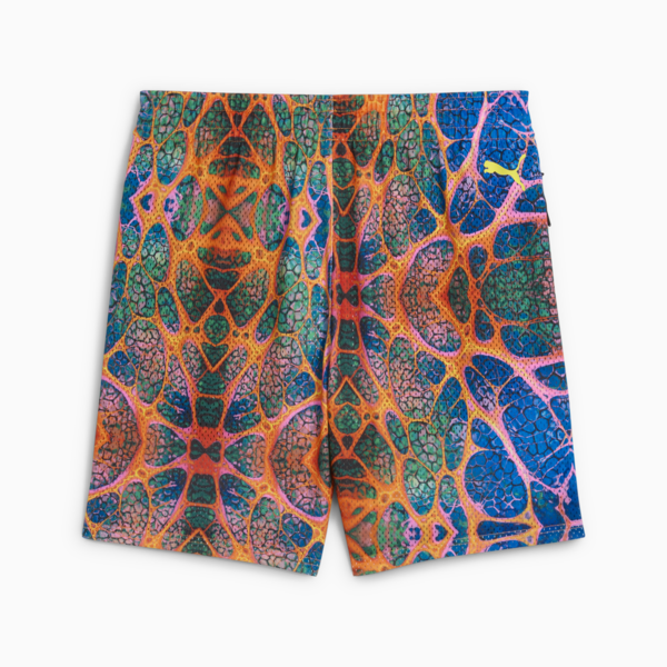 Shorts de básquet Melo Alien Skins para hombre, PUMA Black-AOP, large-MEX