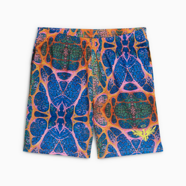 Shorts de básquet Melo Alien Skins para hombre, PUMA Black-AOP, large-MEX
