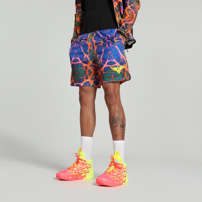 

Men's PUMA Melo Alien Skins Oversized Basketball Shorts