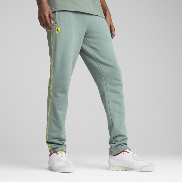 Scuderia Ferrari HP Race Slim Fit Pants Men, Green Moon, large-ZAF