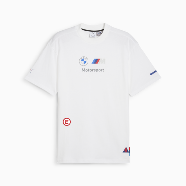 BMW M Motorsport Badge Tee Men, PUMA White, large-ZAF