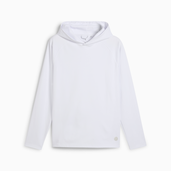 CLOUDSPUN Tech Golf Hoodie Men, White Glow, large-ZAF