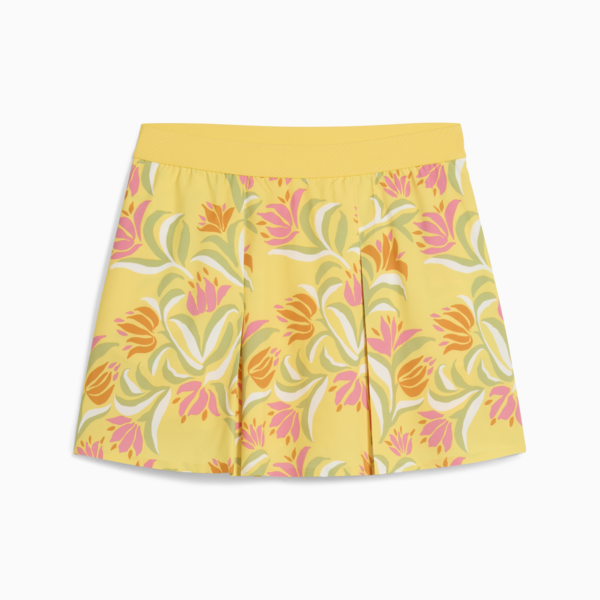 PUMA x DANI DAZEY Pleated Skirt Women, Sunny Yellow, large-ZAF