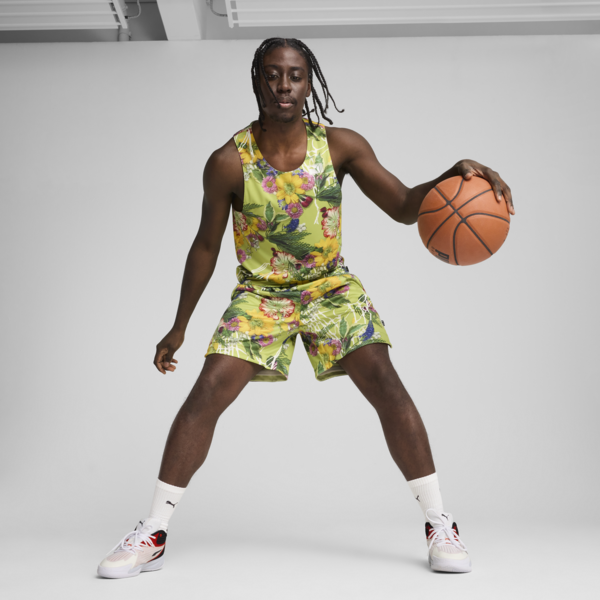 Dunked In Florals Jersey Men, Pistachio Green-AOP, large-MEX