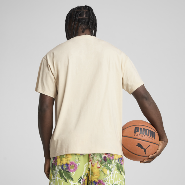 Playera Dunked In Florals I para hombre, Alpine Snow, large-MEX