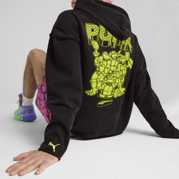 Buzo de básquet PUMA x TORTUGAS NINJA para hombre, PUMA Black, large-ARG