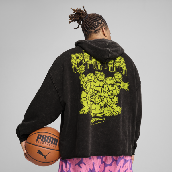 Buzo de básquet PUMA x TORTUGAS NINJA para hombre, PUMA Black, large-ARG