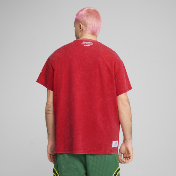 Playera PUMA HOOPS x TORTUGAS NINJA I para hombre, For All Time Red, large-MEX