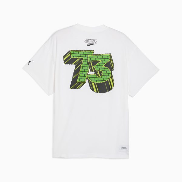 PUMA HOOPS x TMNT Basketball Tee Men, PUMA White, large-MEX