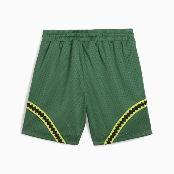 Shorts reversibles PUMA HOOPS x TORTUGAS NINJA para hombre, Vine-Ultra Violet-Fast Pink, large-ARG