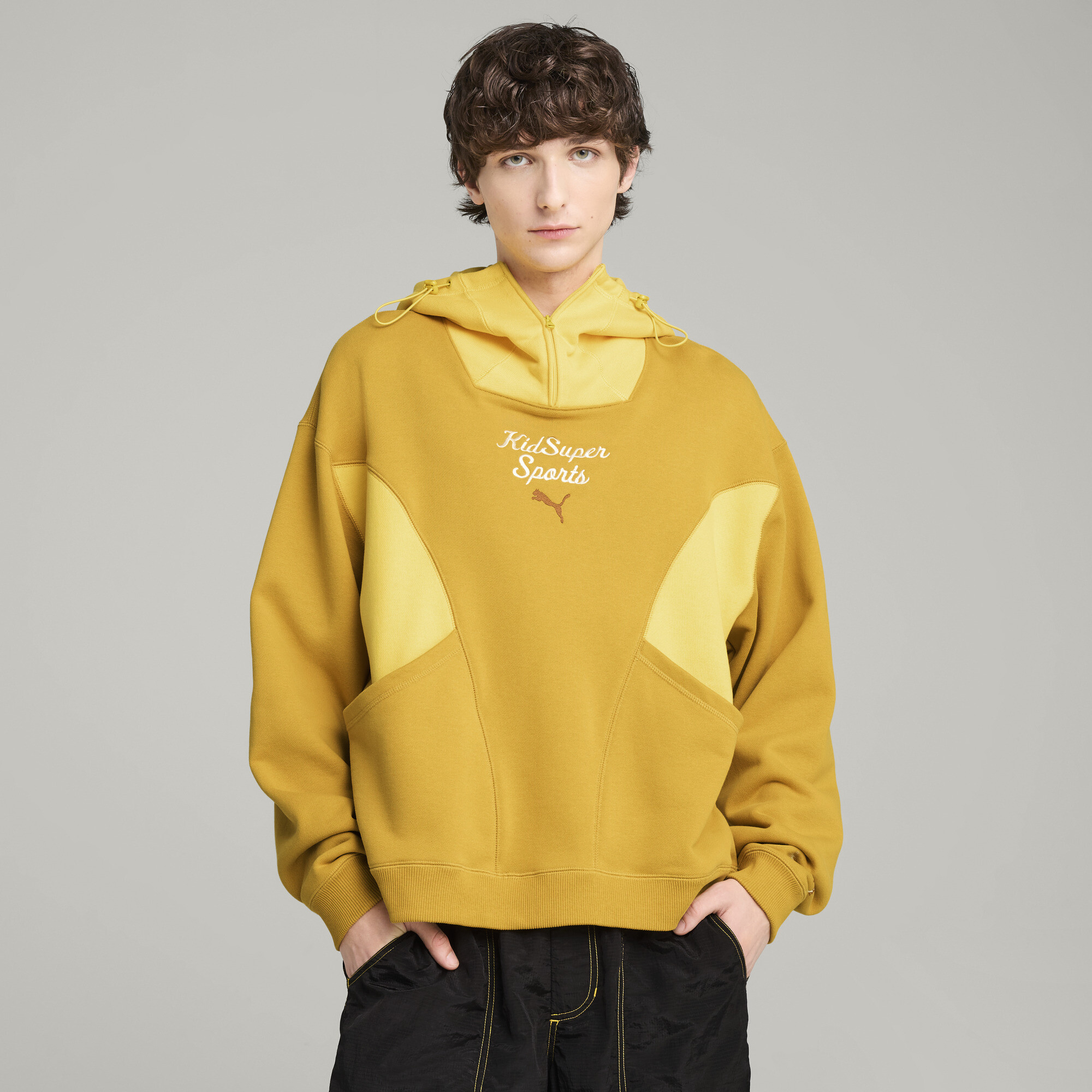 Puma x KIDSUPER Progressive Hoodie Herren | Mit Colorful | Archive Gold | Größe: XXL