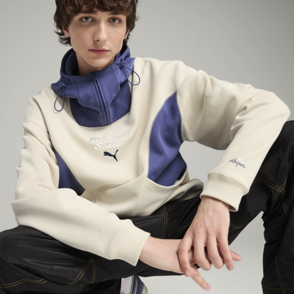 Sudadera PUMA x KIDSUPER Progressive para hombre, Alpine Snow, large-MEX