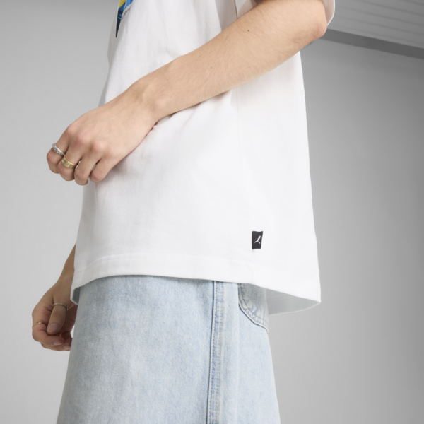 House of Graphics Photo Tee Men, PUMA White, large-MEX