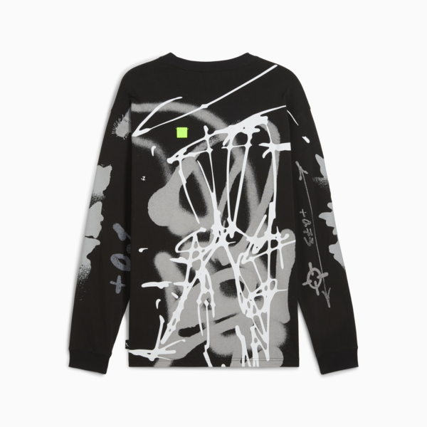 Remera manga larga PUMA x NACHO para hombre, PUMA Black, large-ARG