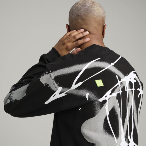 PUMA x NACHO Long Sleeve Top Men, PUMA Black, large-MEX